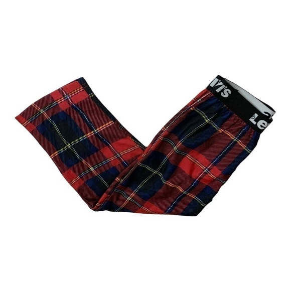 Levi’s Red Plaid Pajama Pants Size 6 - Picture 3 of 3